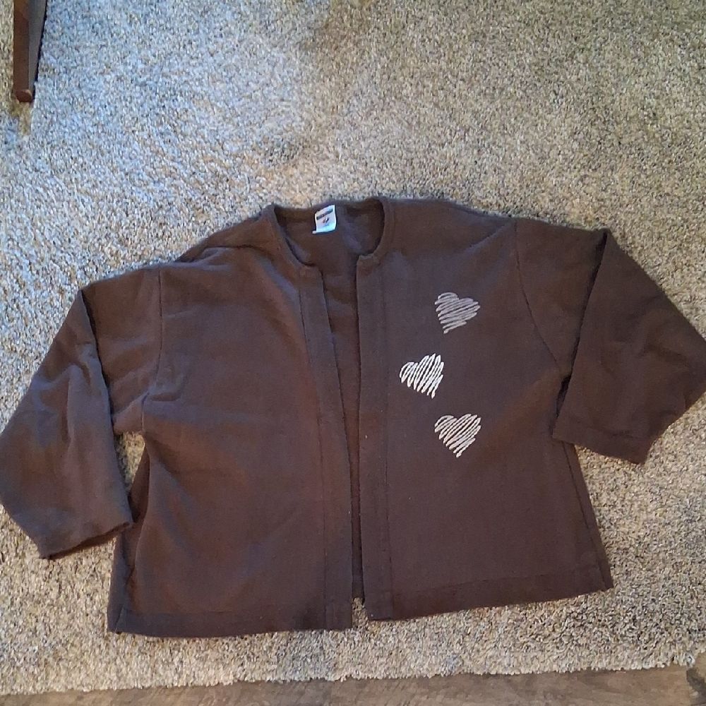 Size Women's XL brown Jacket/sweater.‎